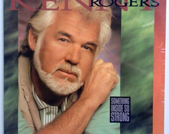 ケニー・ロジャース - Something Inside So Strong SEALED LP ビニールレコードアルバム、Reprise Records - 92 57921、カントリー、1989年、オリジナルプレス、カナダ