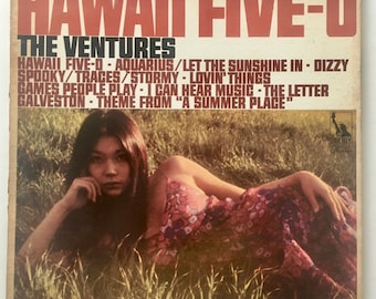 The Ventures - Hawaii Five-O LP Vinyl Record Album, Liberty - LST-8061, 1969 Original Pressing
