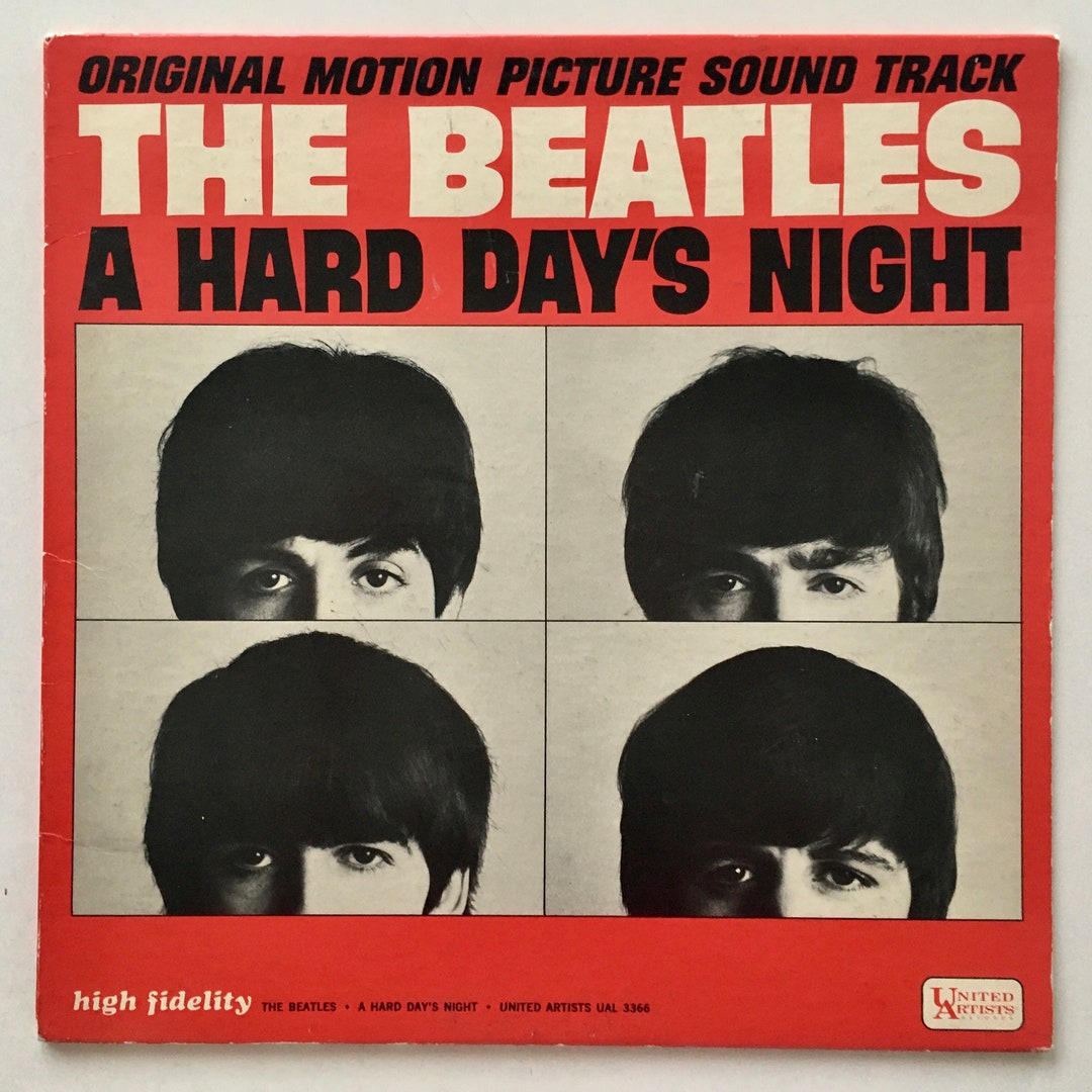 The Beatles A Hard Day's Night Soundtrack LP Vinyl - Etsy 日本
