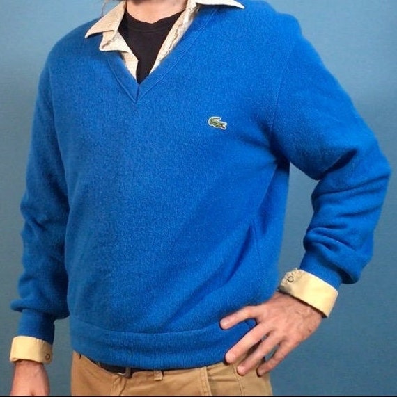 Lacoste blue cheap sweater