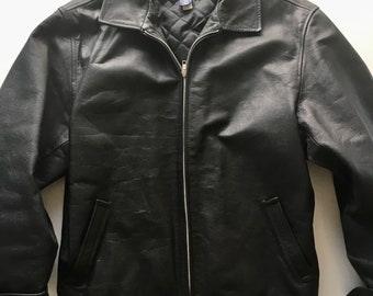 gap leather jacket womens
