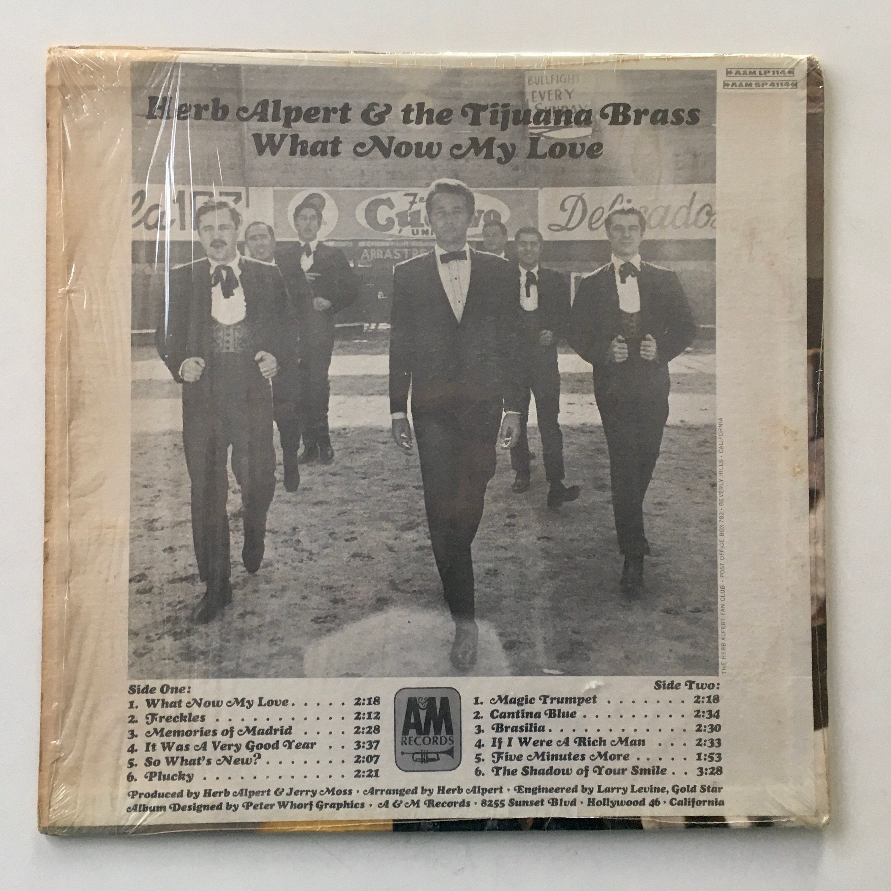 Herb Alpert and the Tijuana Brass - What Now My Love LP Vinyl