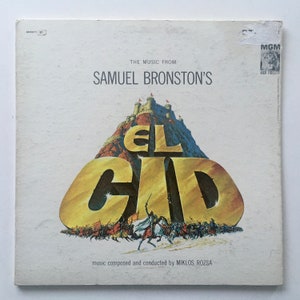 The Music From Samuel Bronston&#39;s El Cid LP Vinyl Record Album, MGM Records - E3977, 1961, Original Pressing