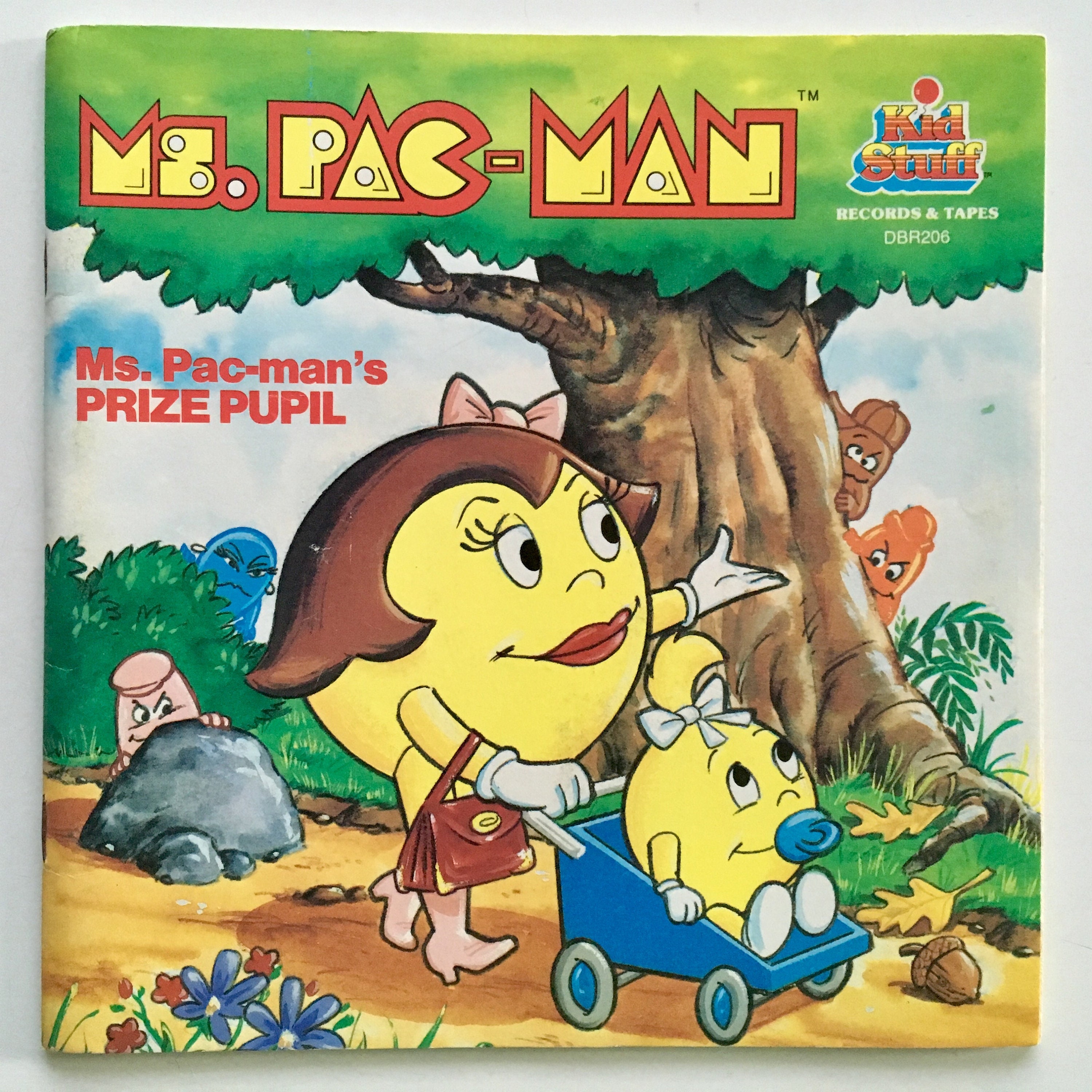 Ms Pac-man's Prize Pupil 7' Vinyl Record / Book, Kid Stuff