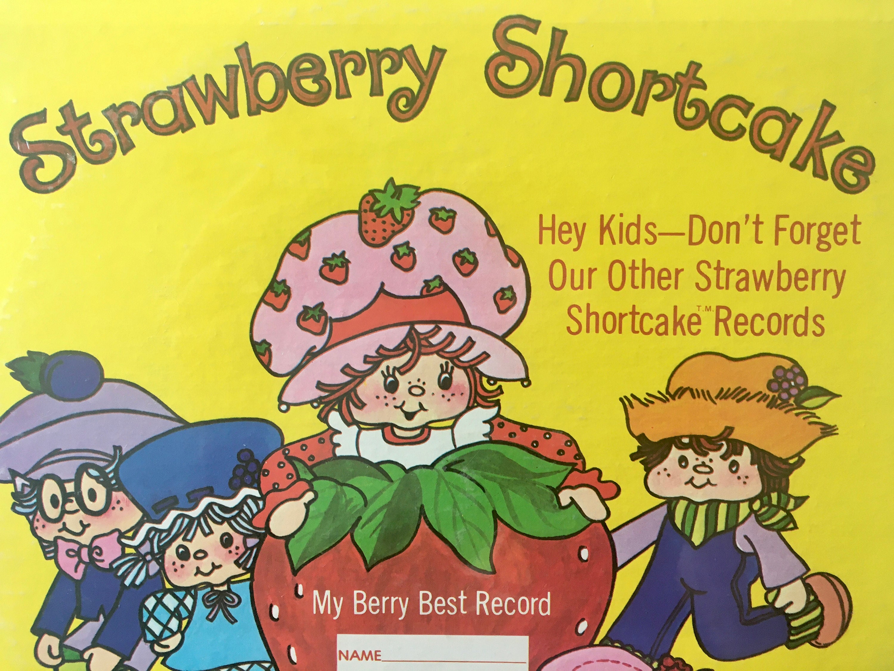 Strawberry Shortcake (The World of) SEALED LP Álbum de vinil, Kid