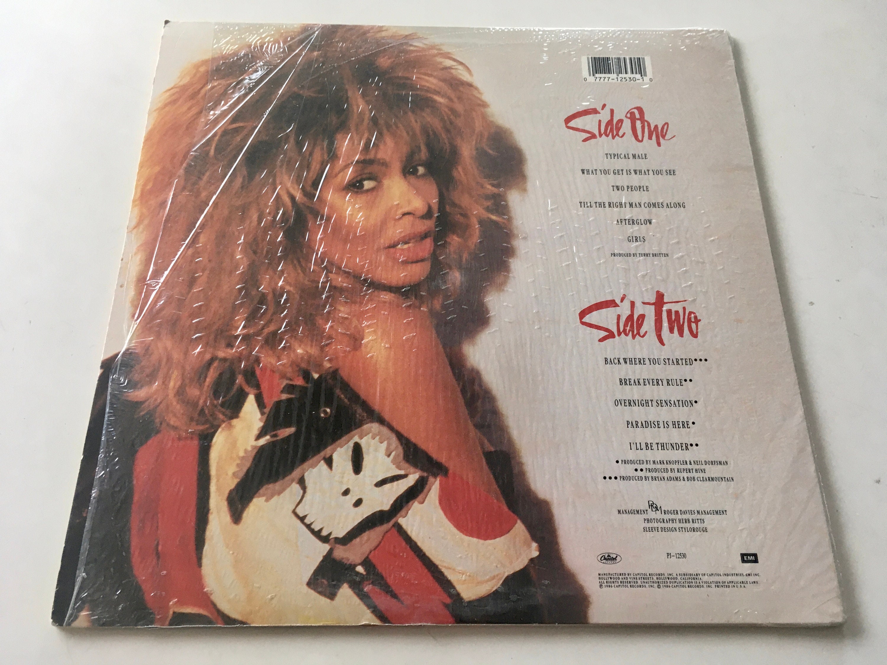 ティナ・ターナー - Break Every Rule LP ビニールレコード