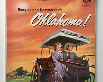 Oklahoma! Soundtrack LP Vinyl Record Album, Capitol Records - SAO 595, 1956 Scranton Pressing