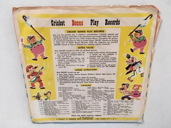 テン・リトル・インディアンズ 7' 45 RPM ビニールレコード