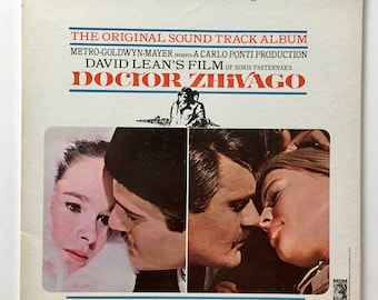 Doctor Zhivago Original Soundtrack LP Vinyl Record Album, MGM Records - S1E6-STX, 1966