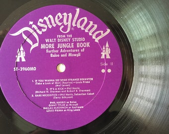 ジャングルブック LP ビニールレコードアルバム、ディズニーランド