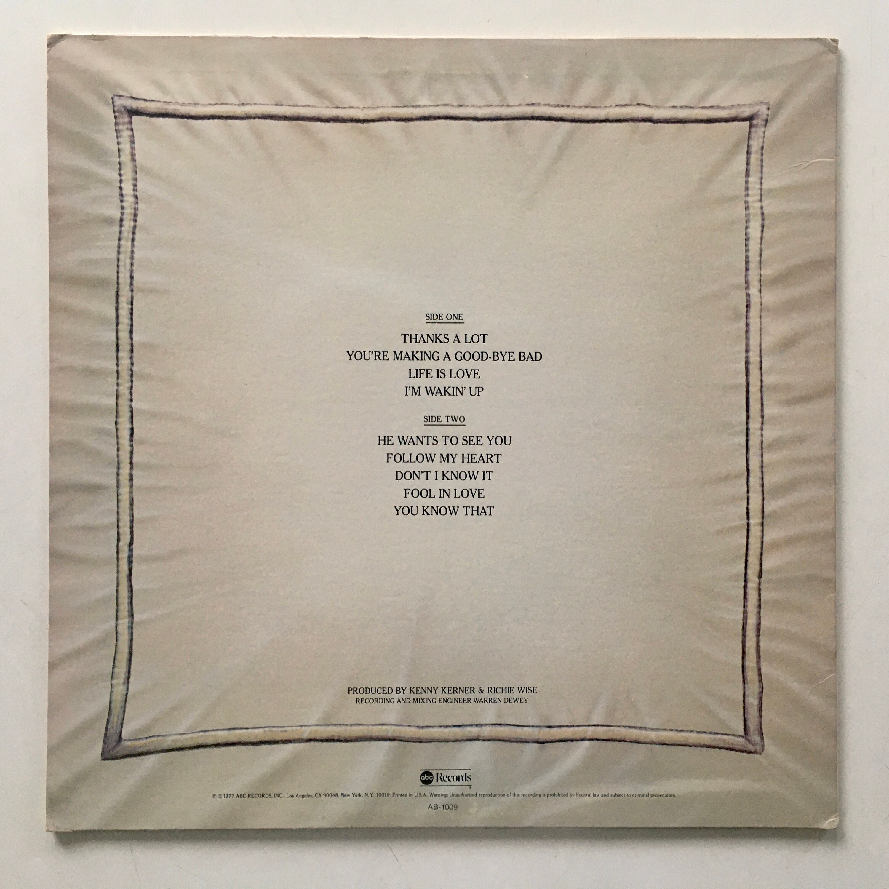 Faragher Bros - Family Ties LP Vinyl Record Album, ABC Records
