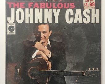 ジョニー キャッシュ - ザ ファビュラス ジョニー キャッシュ 未開封 LP ビニールレコード アルバム、コロンビア限定版 - LE 10063、1973