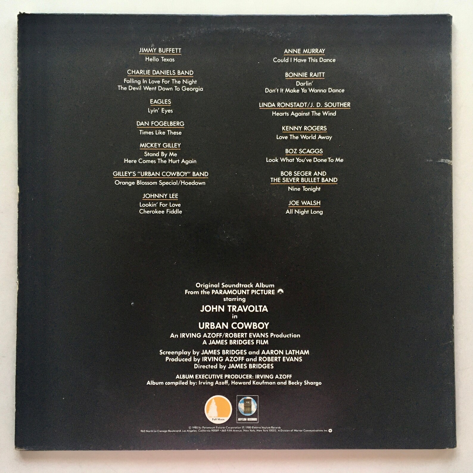 Urban Cowboy Soundtrack Double LP Vinyl Record Album Full Etsy