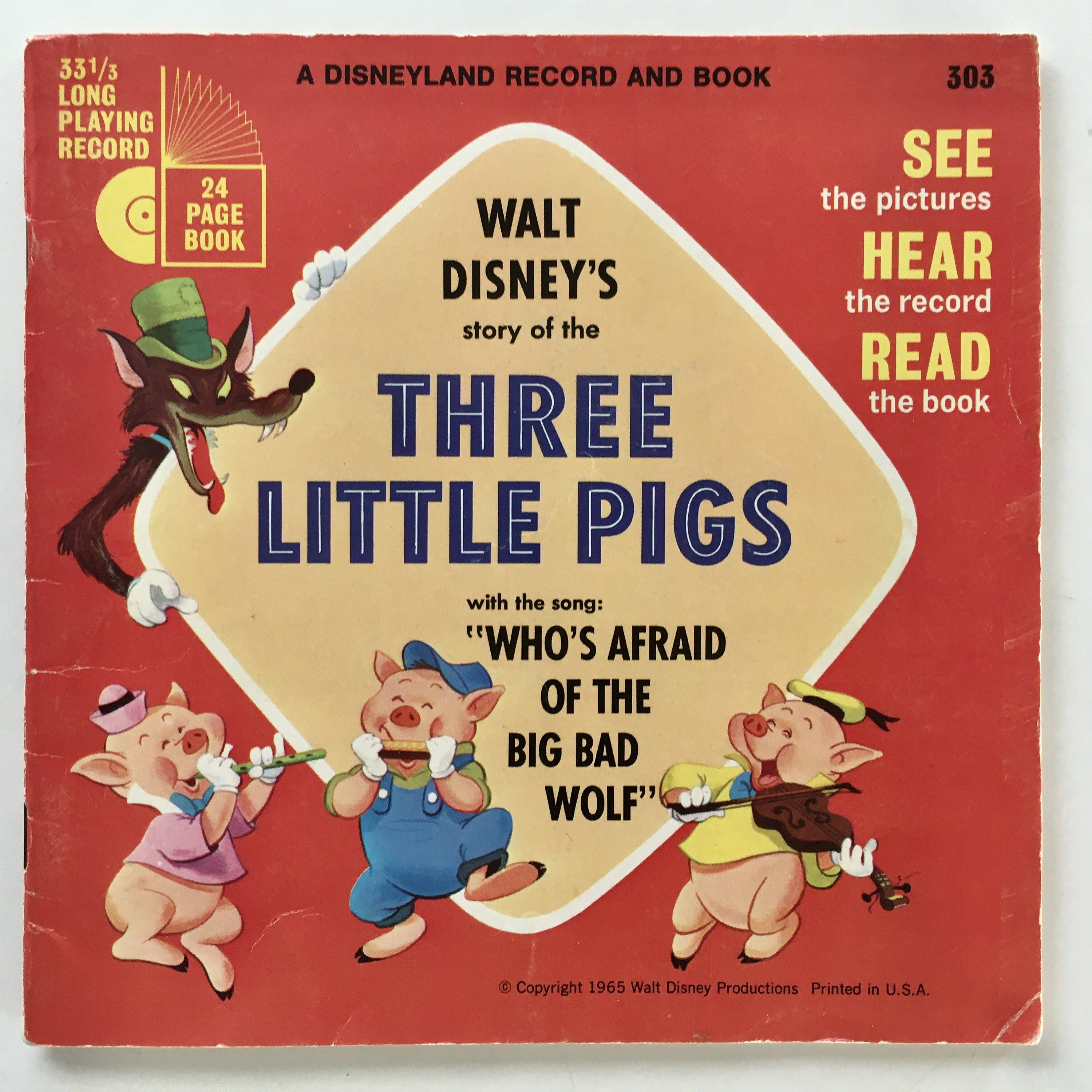 The Three Little Pigs Walt Disney S Story Of 7 Etsy