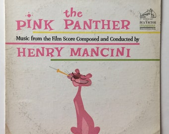 Henry Mancini - The Pink Panther Colored LP Vinyl Record Album, Haishan Records - HS-230, 1963 Taiwan