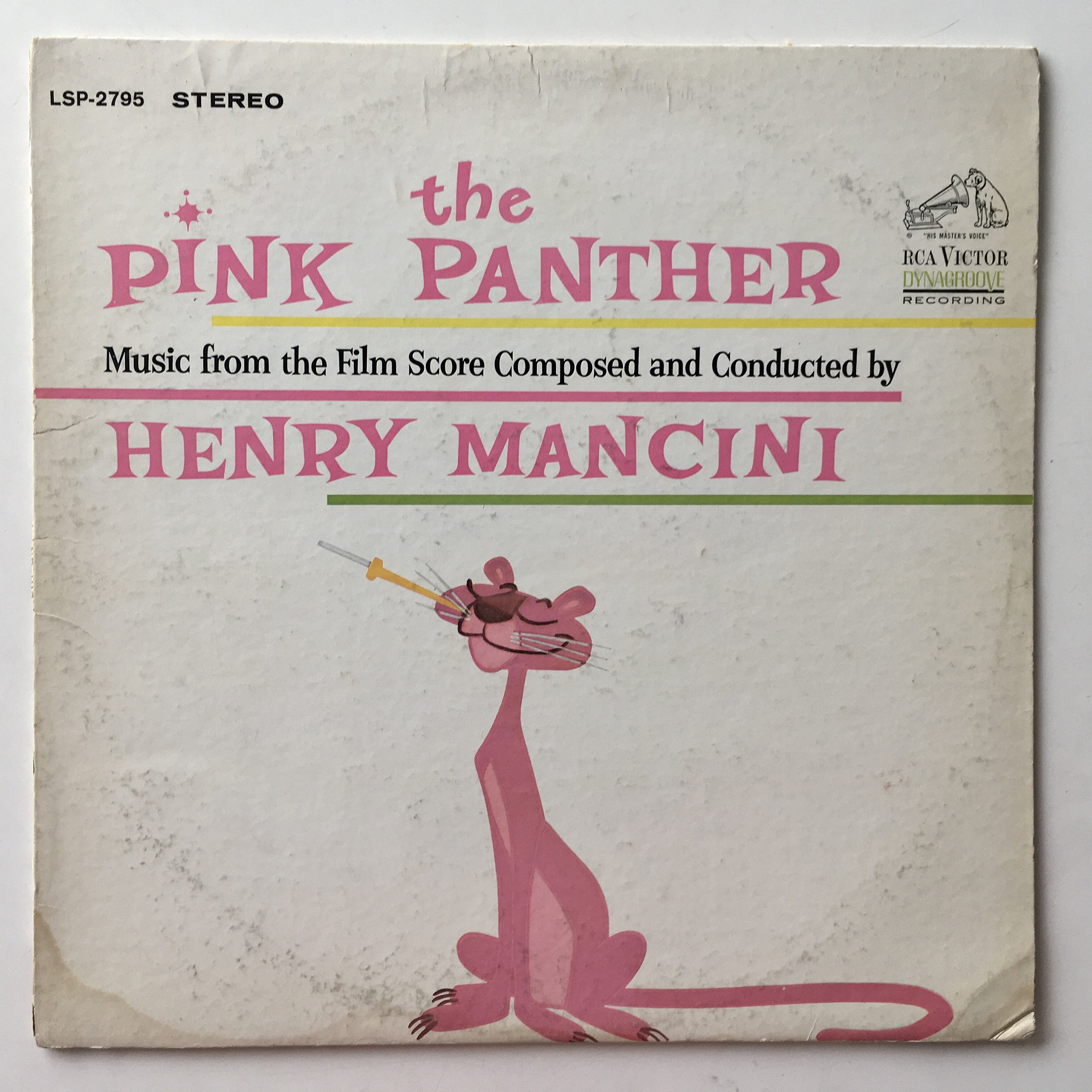 Henry Mancini - the Pink Panther Colored LP Vinyl Record Album
