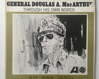 The Complete Life of General Douglas A. MacArthur LP Vinyl Record Album, Atlantic - 8095, 1964, Original Pressing