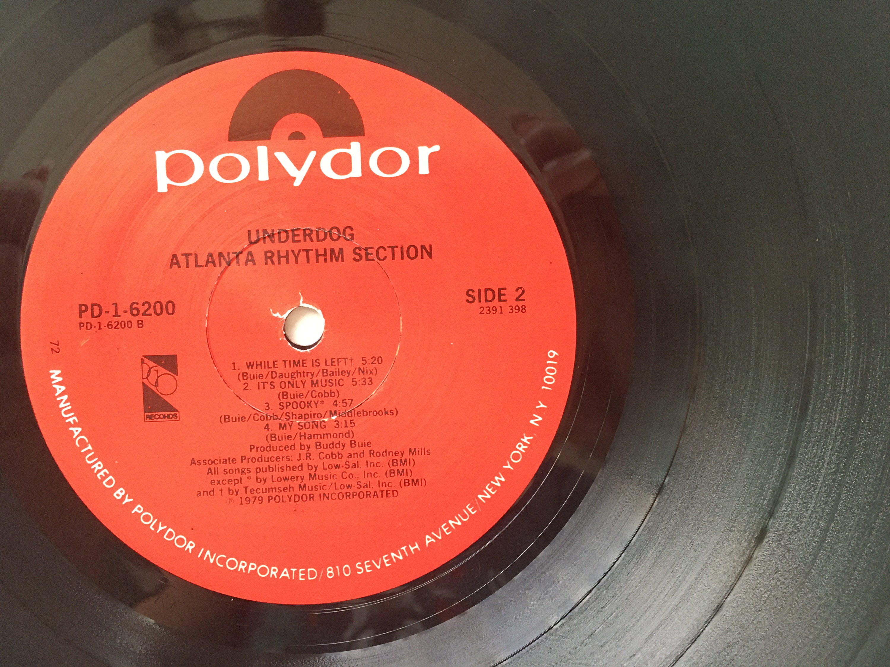 アトランタ・リズム・セクション／アンダードッグ　レコード Atlanta Rhythm Section – Underdog – Vinyl (LP, Album), 1979