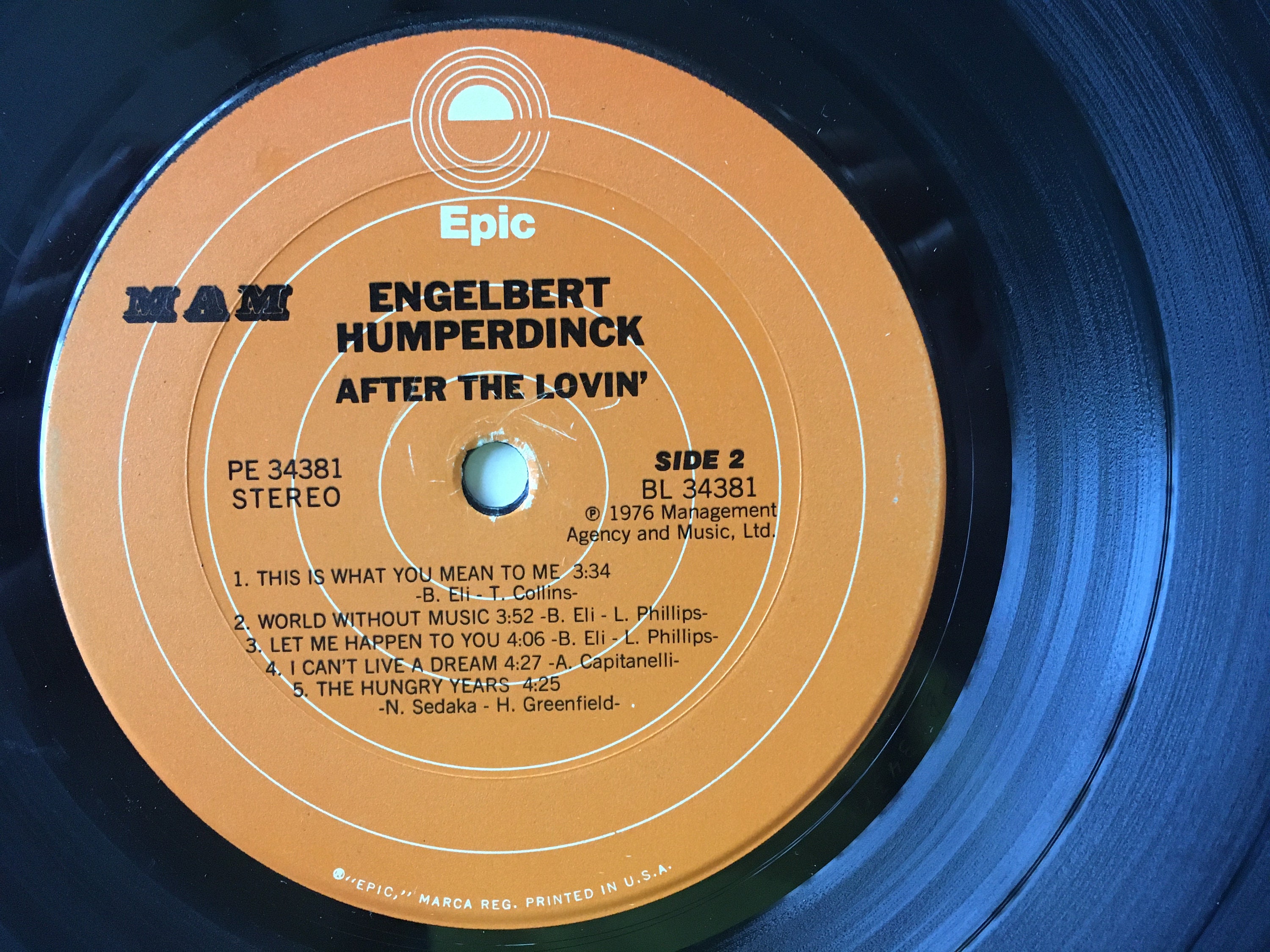 Engelbert Humperdinck - After the Lovin' LP Vinyl Record Album