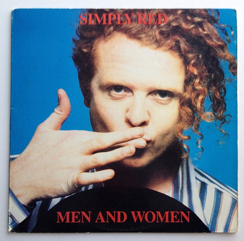 Simply Red Men and Women LP Vinyl Record Album Elektra Etsy