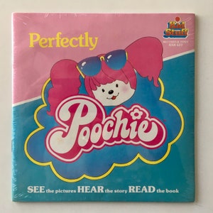 Poochie - Perfectly Poochie SEALED 7' Vinyl Record / 24 Page Book, Kid Stuff Records - KSR 637, 1984