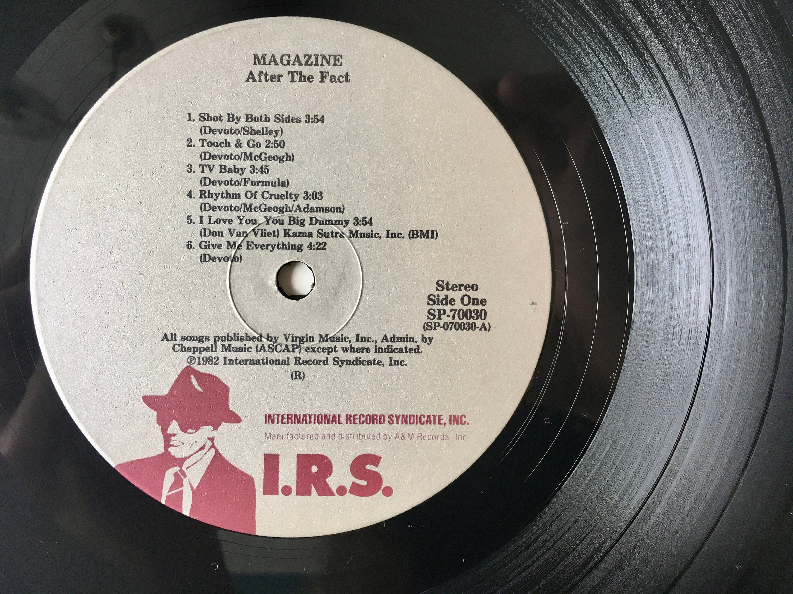 マガジン - After The Fact LP ビニールレコードアルバム、I.R.S. 