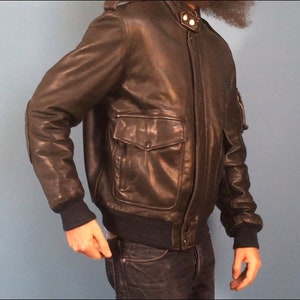 Black Leather Jacket, Gein Gericke, Size 44 - Etsy
