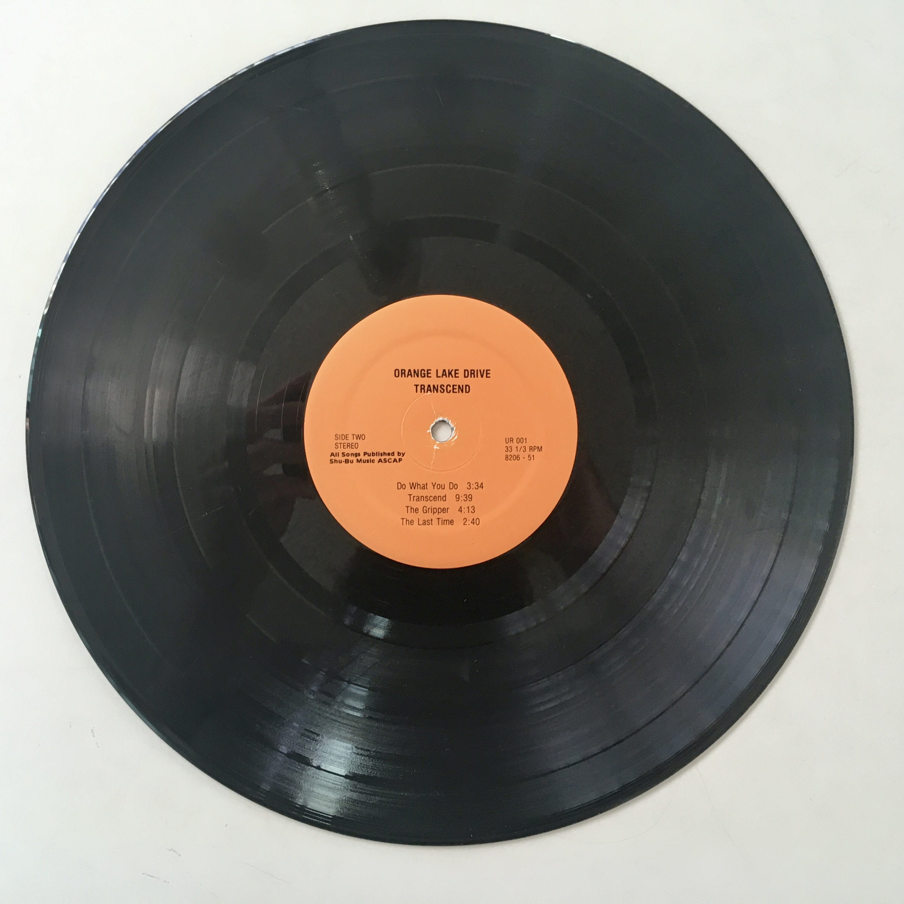 Orange Lake Drive - Transcend LP Vinyl Record Album, Urban Records