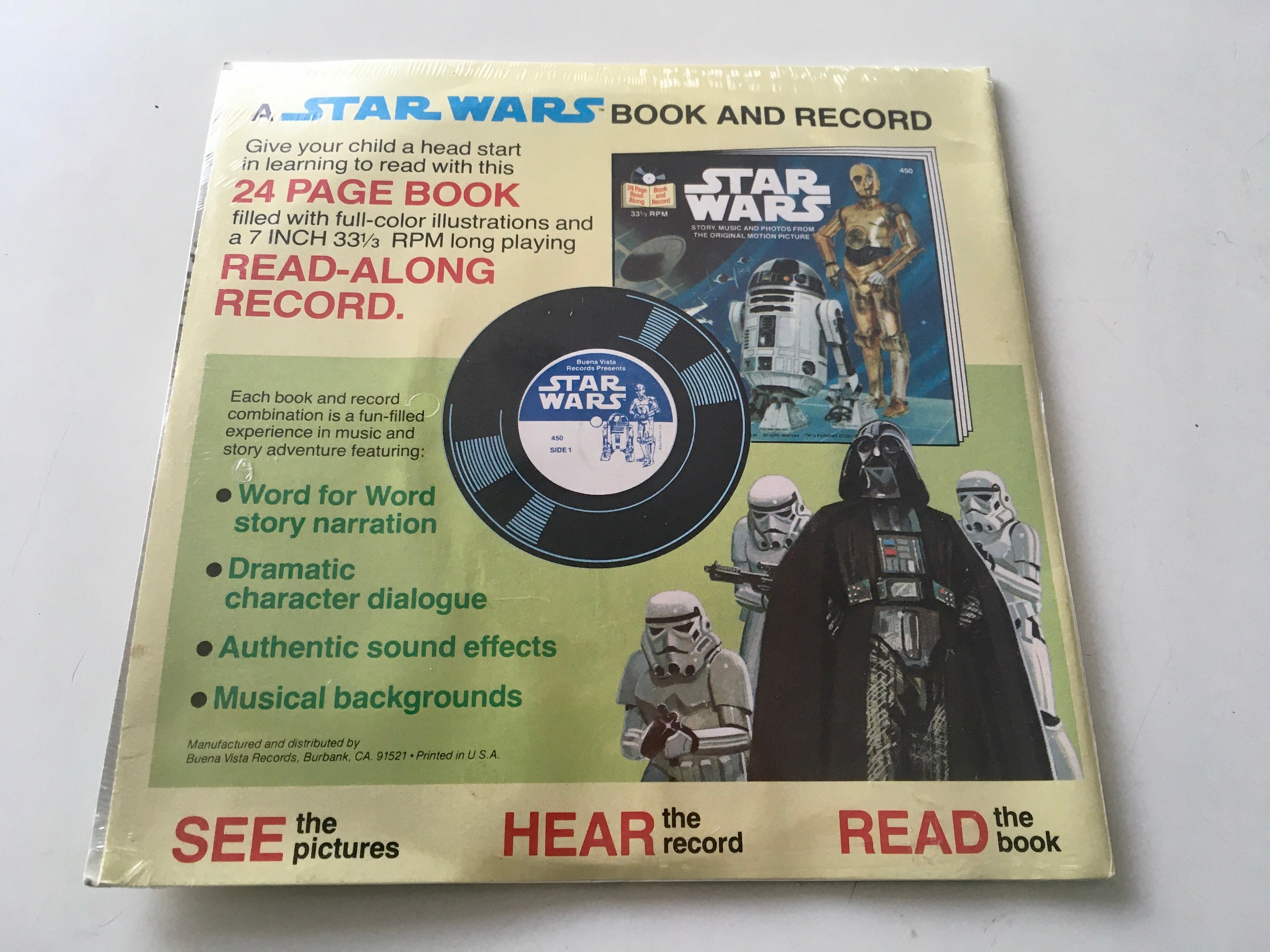 Star Wars the Ewoks Join the Fight SEALED 7' Vinyl Record / 24