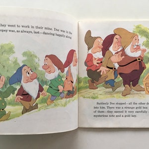 The Seven Dwarfs and Their Diamond Mine walt Disney's - Etsy