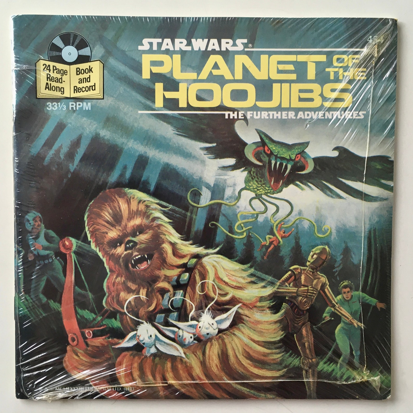 Star Wars - Planet of the Hoojibs SEALED 7' Vinyl Record  24 Page Boo...