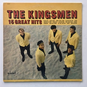 The Kingsmen - 15 Great Hits LP Vinyl Record Album, Wand S674, 1966, Original Pressing