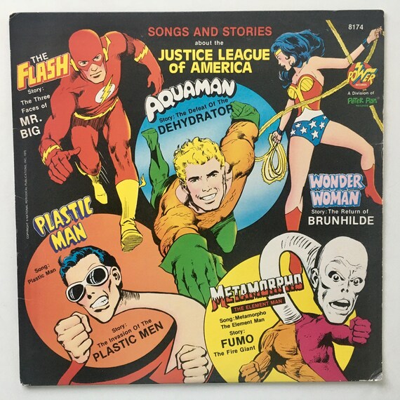 Justice League of America (stories and Songs About The) LP Vinyl