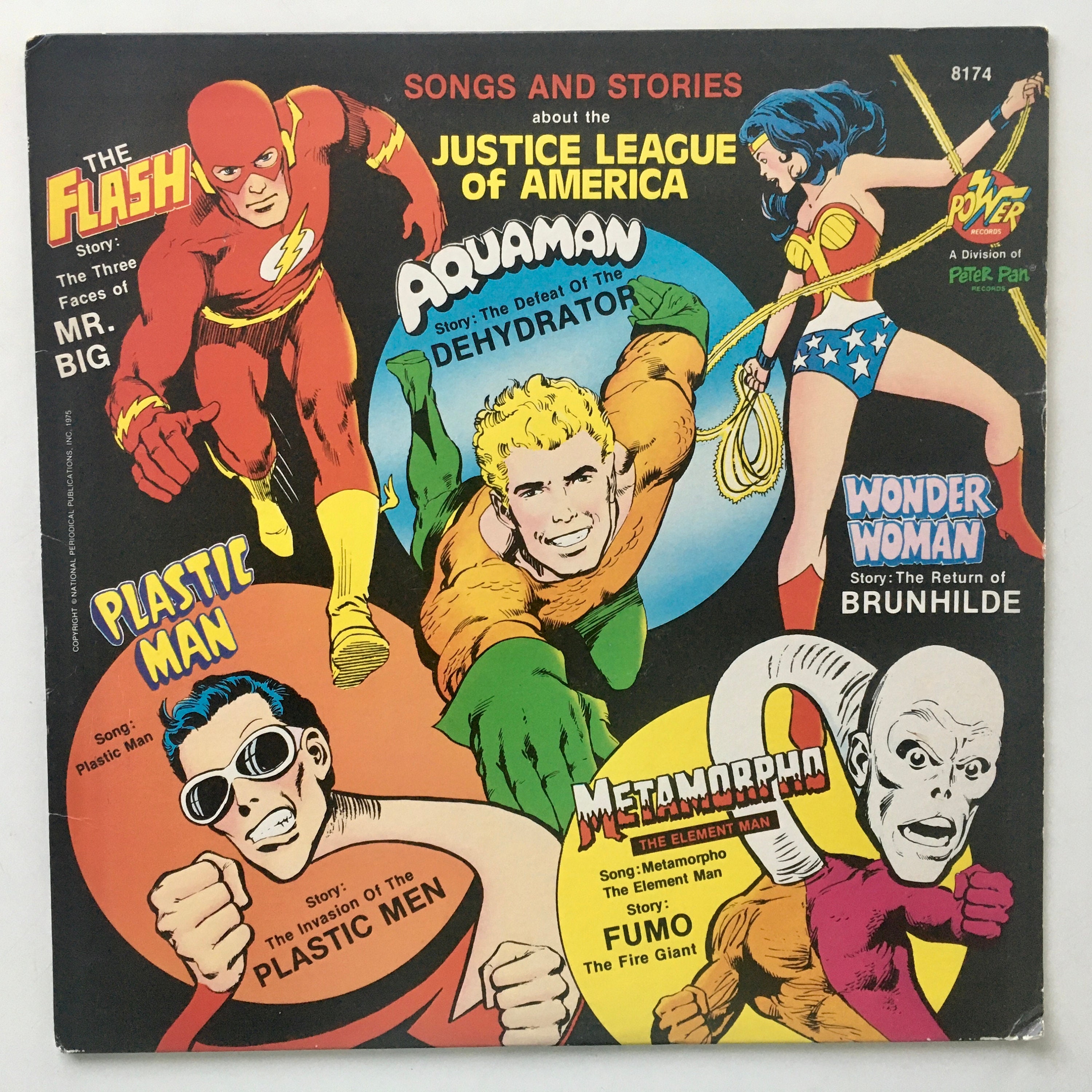 Justice League of America (stories and Songs About The) LP Vinyl