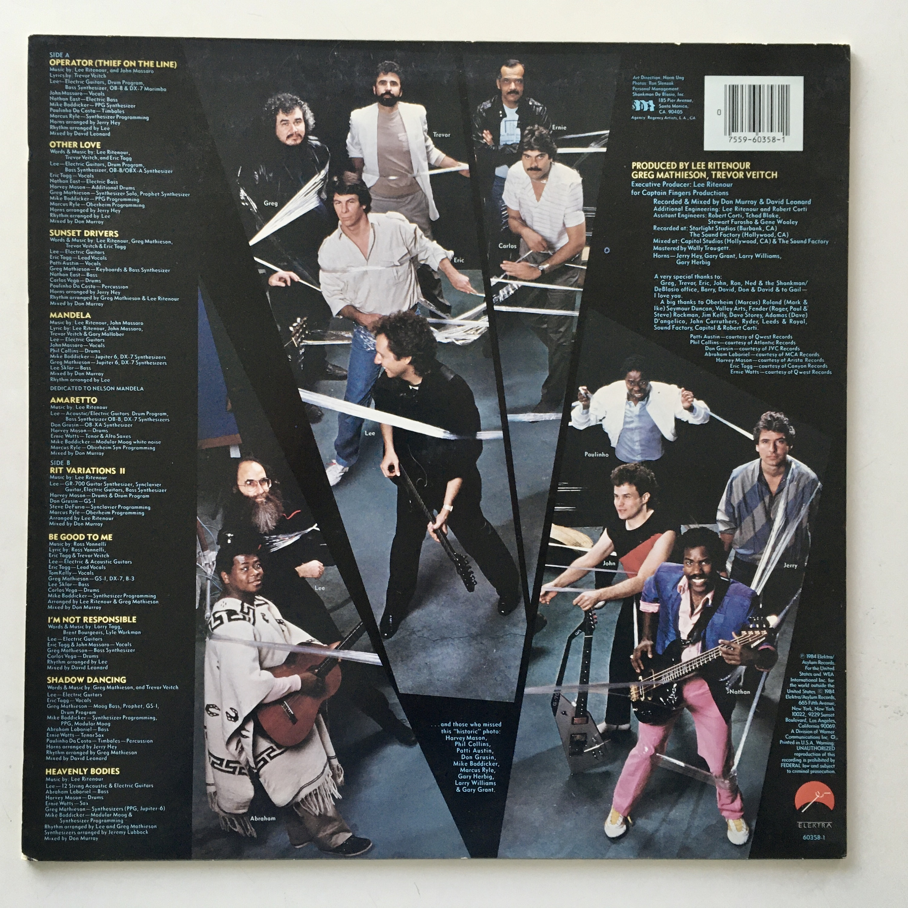 Lee Ritenour - Banded Together LP Vinyl Record Album, Elektra
