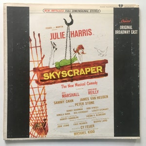 Julie Harris - Skyscraper (Original Broadway Cast) LP Vinyl Record Album, Capitol Records - SVAS 2422, 1966 Original Pressing