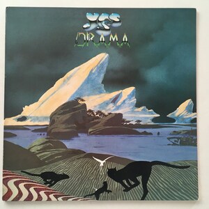 Yes - Drama LP Vinyl Record Album, Atlantic - SD 16019, 1980, Original Pressage