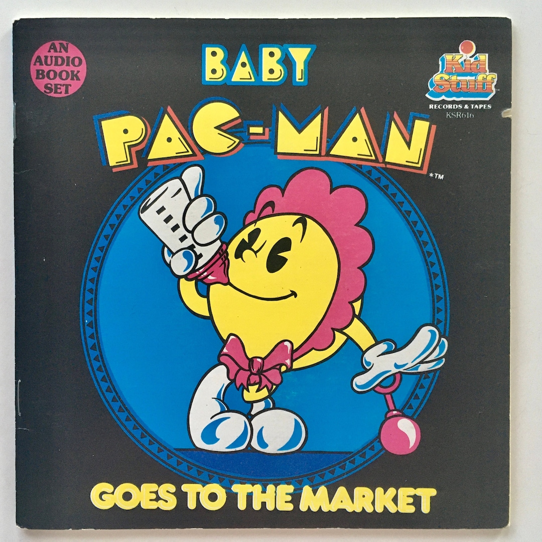 Pac-man: the Adventures of Super Pac-man 7' Vinyl Record Pac-man: the Adventures of Super Pac-man 7' Vinyl Record