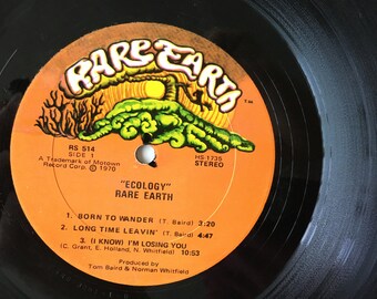 Rare Earth - Ecology LP Vinyl Record Album, Rare Earth - RS 514