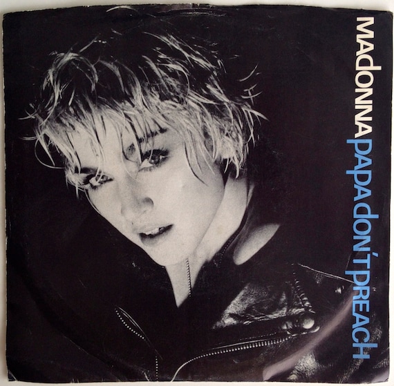 【PROMO】Madonna Papa Don't Preach 7inch Madonna - Papa Don't Preach / Pretender 7' Single 45 RPM Vinyl