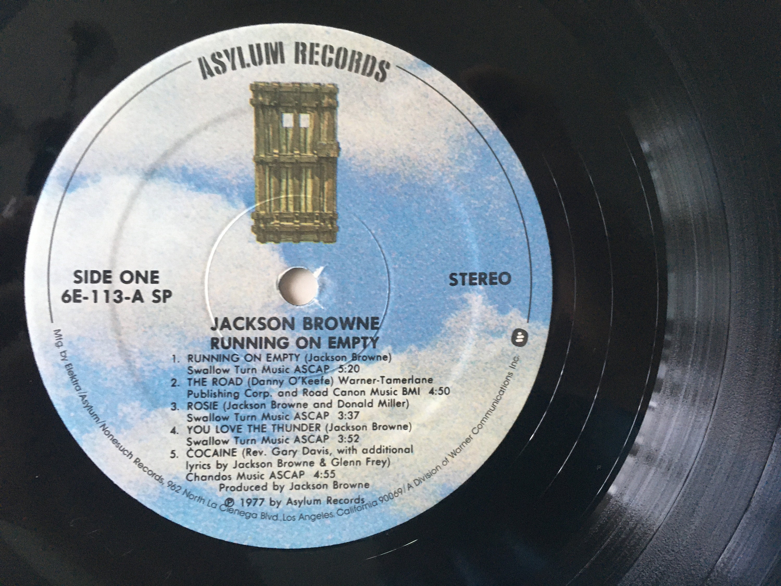 Jackson Browne Running on Empty LP Vinyl Record Album - Etsy
