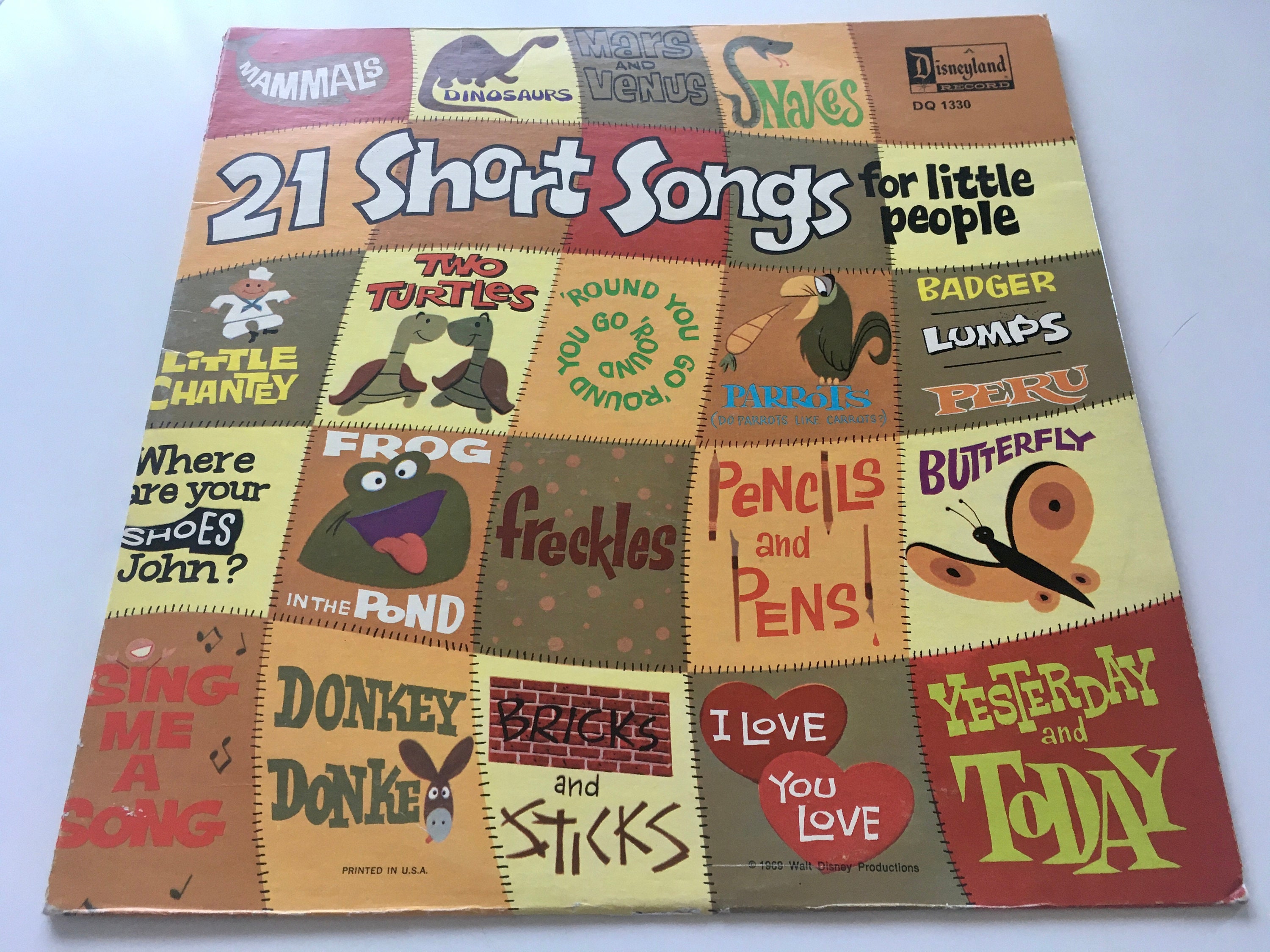 21 Short Songs for Little People LP Vinyl Record Album - Etsy