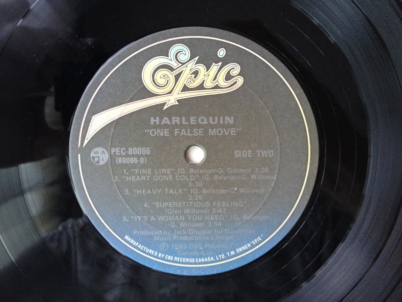 Harlequin One False Move LP Vinyl Record Album Epic | Etsy