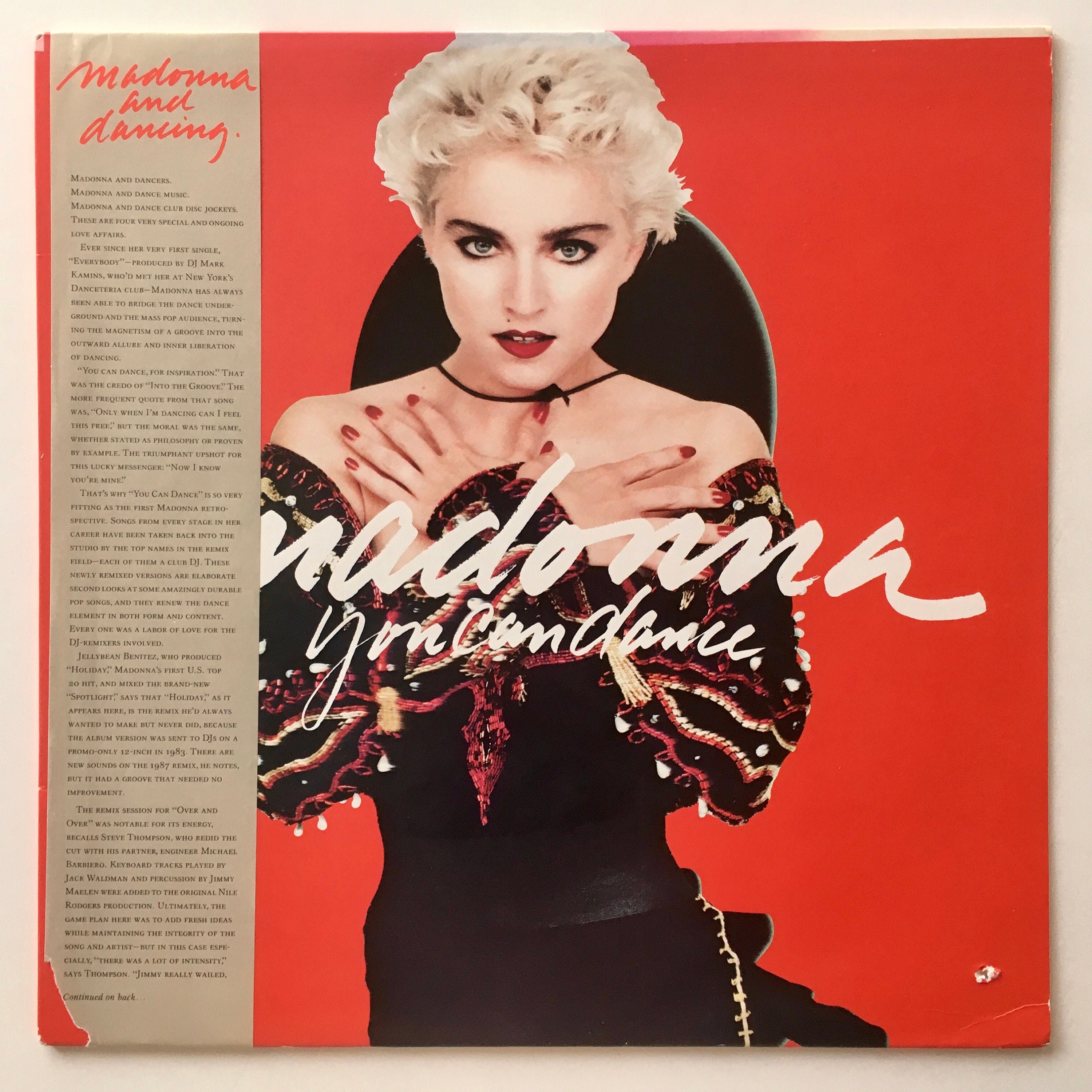 Madonna – First three albums 1987 Japanese 3 LP picture disc set