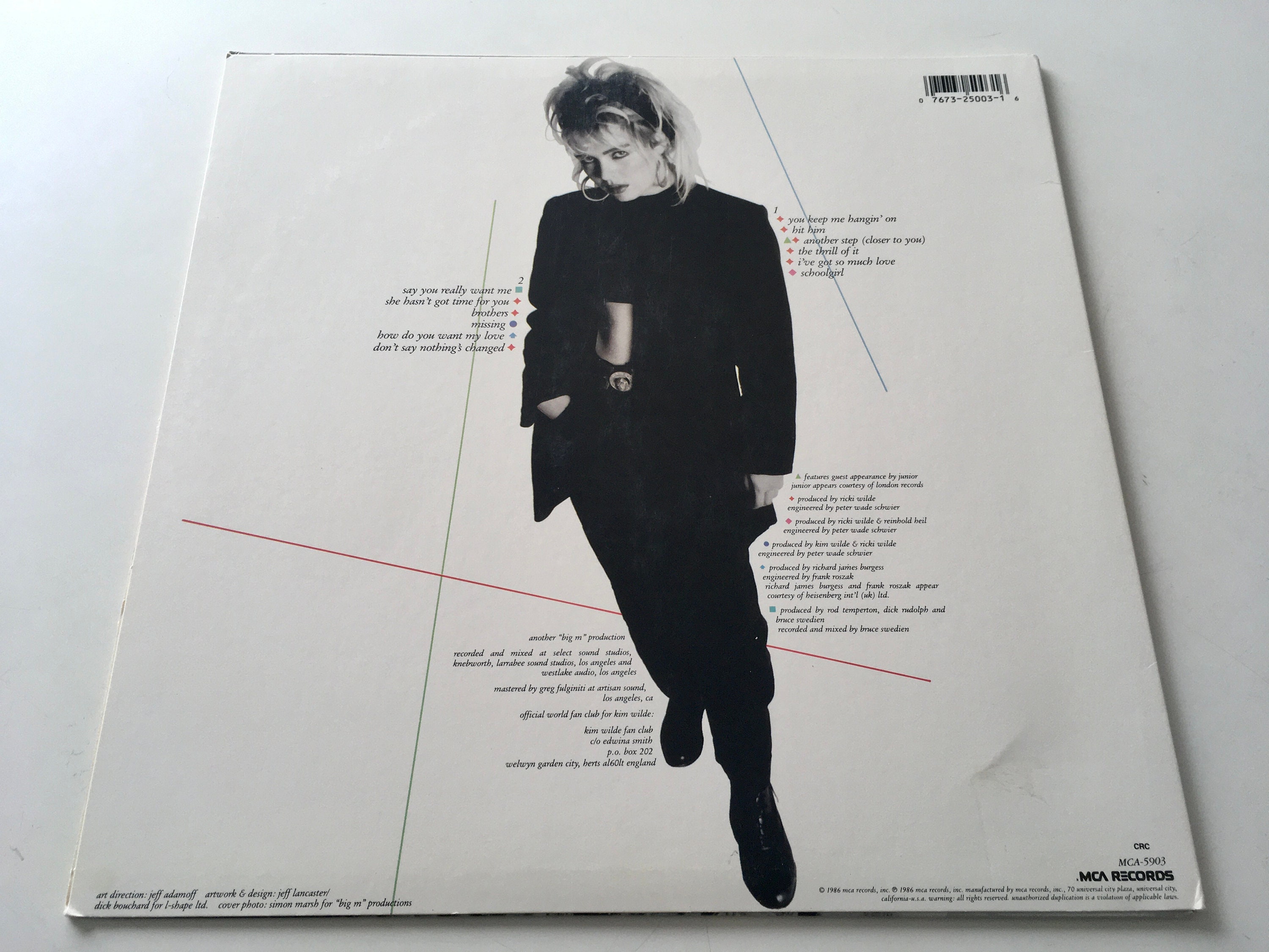 KIM WILDE ANOTHER STEP 12㌅レコード Kim Wilde - Another Step