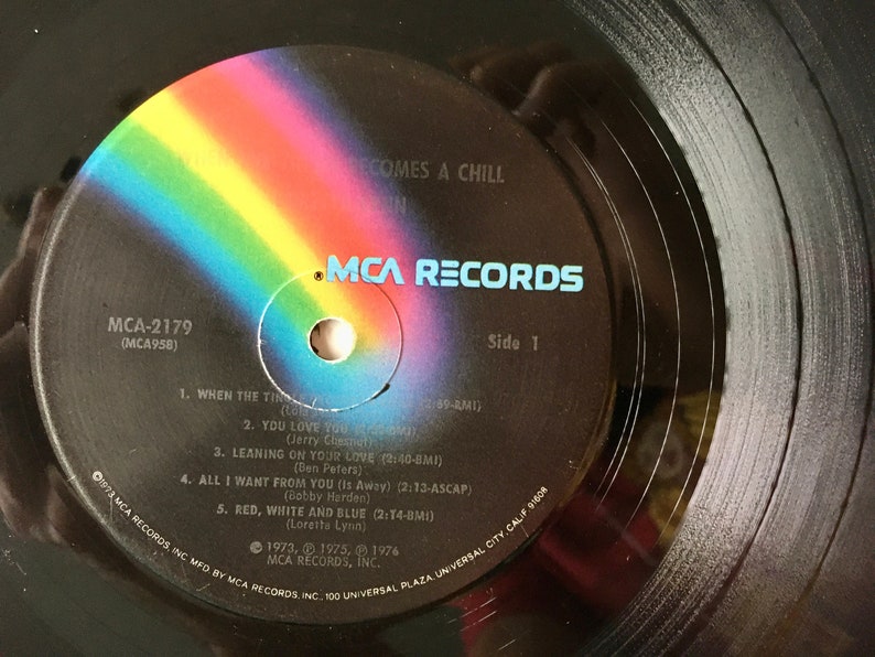 Loretta Lynn When the Tingle Becomes A Chill LP Vinyl Record - Etsy