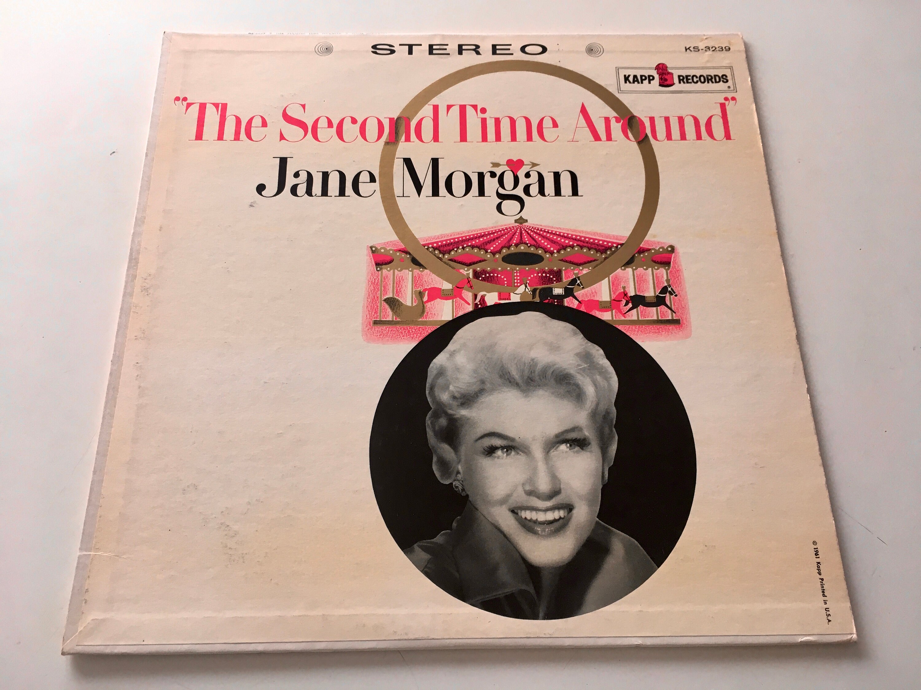 ☆ Jane Morgan - The Second Time Around Jane Morgan – The Second Time Around – Vinyl (LP, Album, Stereo