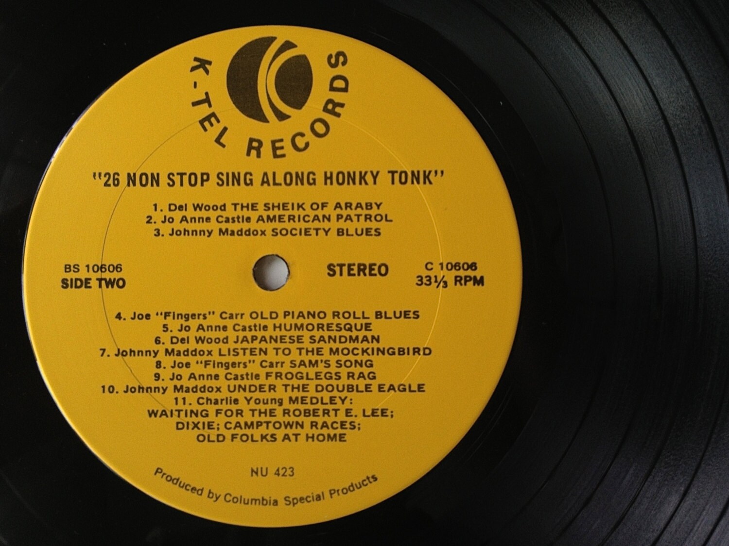 26 Non Stop Sing Along Honky Tonk Vol 1 LP Vinyl Record K-tel - Etsy