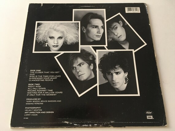 Missing Persons - Rhyme & Reason LP Vinyl Record Album, Capitol