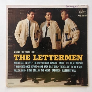 The Lettermen - A Song For Young Love LP Vinyl Record Album, Capitol Records T-1669, 1962, Original Pressing